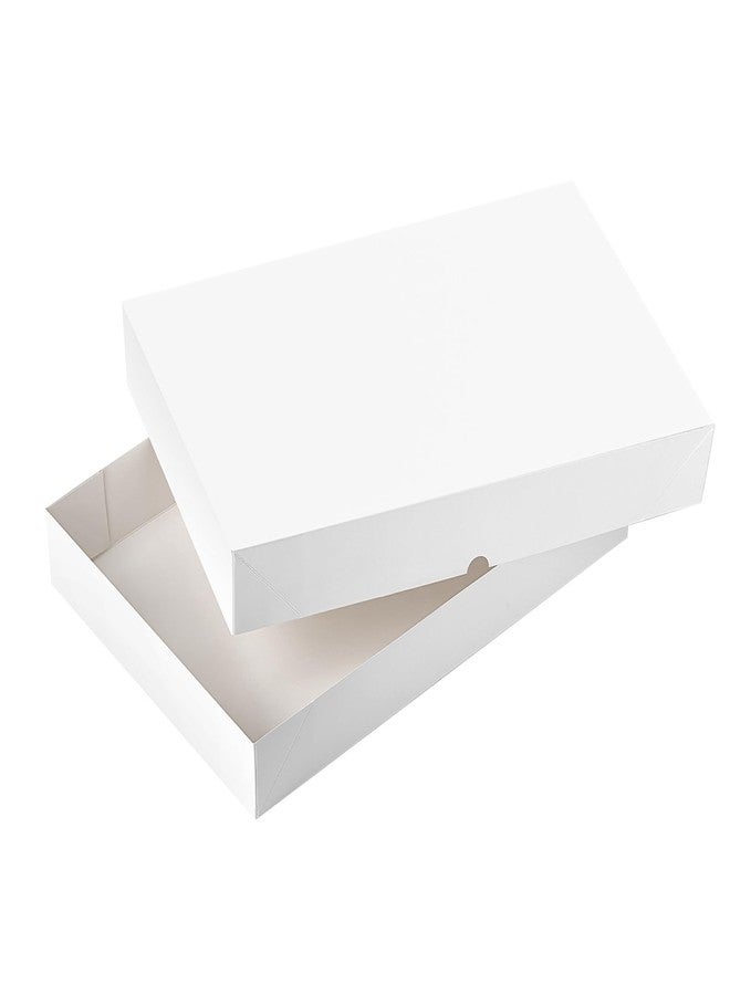Ocmoiy 8 Pack Extra Large Gift Boxes with Lids, 17 x 11 x 2.4 Inches White Gift Boxes for Presents, Auto Pop-up Clothes Box for Robes Shirts Blankets and Bulky Presents - Image 5